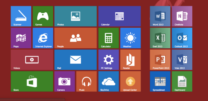 Interfaz gráfica de usuario de Windows 8